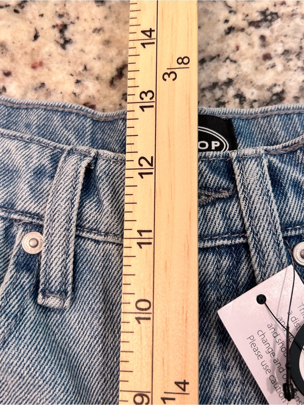 SCOOP Barrel Seam Baggy Wide Leg Ankle Women’s Jeans NWT 2 High Rise Med Wash - Picture 13 of 13